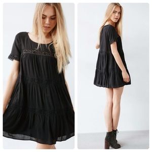 Alice + UO Boho Eleonora Crochet Inset Dress